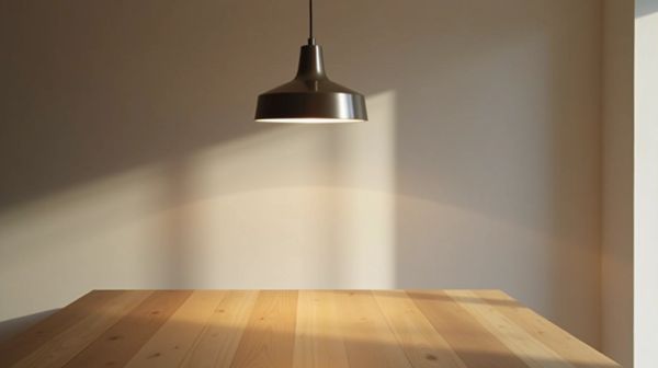Au-dessus de la table, la suspension fait la moitié du travail