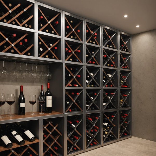 Découvrez le porte-bouteilles métal parfait pour votre cave