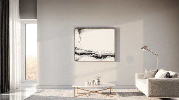 Transformez votre décoration avec des tableaux noirs et blancs chic